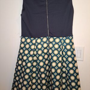 Chic Black and Patterned Dress